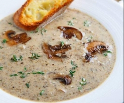 Jamie's amazing mushroom soup