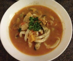 Mediterranean-Style Seafood Soup 