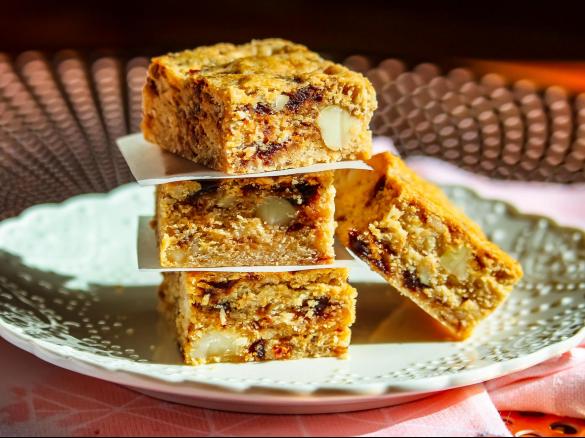 Cherry Macadamia Slice