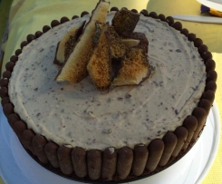 Honeycomb Crunchie Cheesecake