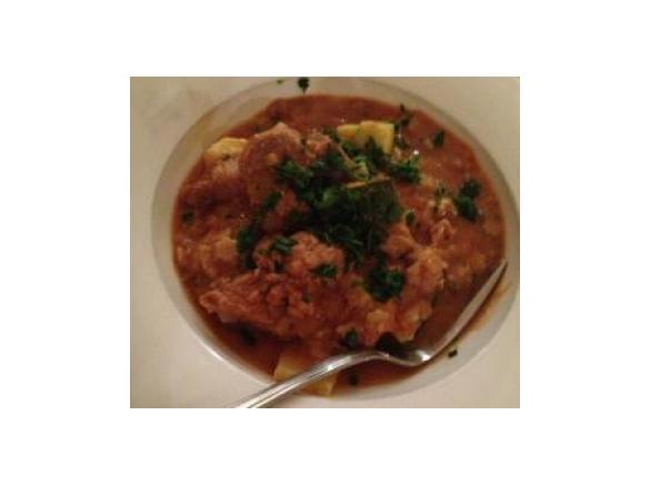 Pork Fillet with Pasta and Veg