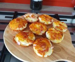 Mini Cheese and bacon rolls- pie maker