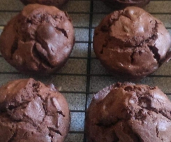 Double chocolate muffins