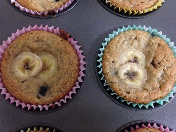 Blueberry & Banana Breakfast Muffins (adapted from My Darling Lemon Thyme)