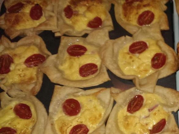 Bacon Spring onion Quiche