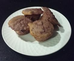 Greek Yoghurt Cherry and Almond Muffins