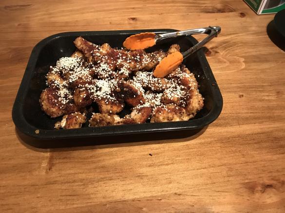 Crispy Honey Soy Sesame Chickien