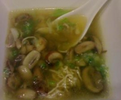 Asian Mushroom and Noodle Soup