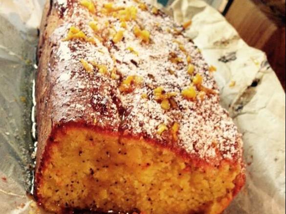 Orange & Poppyseed Syrup Cake