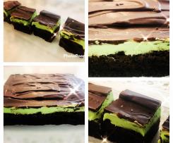 Choc-Peppermint Cheesecake Brownie