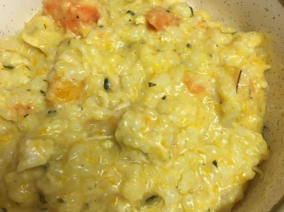 Chicken, Pumpkin, Sweet Potato & Zucchini Risotto 
