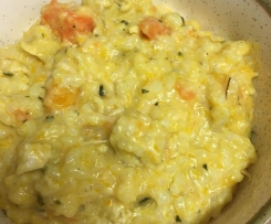 Chicken, Pumpkin, Sweet Potato & Zucchini Risotto 
