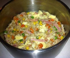 "fried" rice for two people