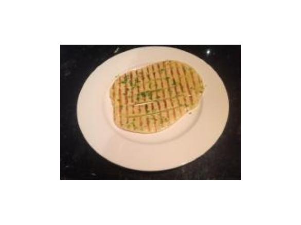 Flat bread with herb butter 