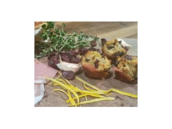 Cranberry & Prosciutto Stuffing Cups