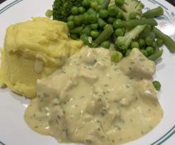 Mustard and chive chicken