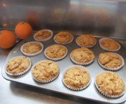 Orange, Date & Walnut Muffins