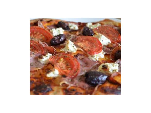 Prosciutto and Tomato Pizza