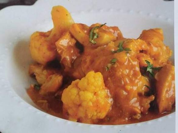 'Sun City' chicken and cauliflower curry (Thermomix Calendar 2014)