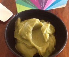 Kiwifruit and basil sorbet delight