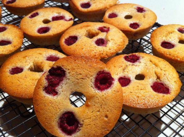Gluten Free Coconut Raspberry Friands