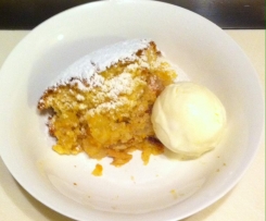 Feijoa, Apple, Orange & Ginger Sponge Pudding