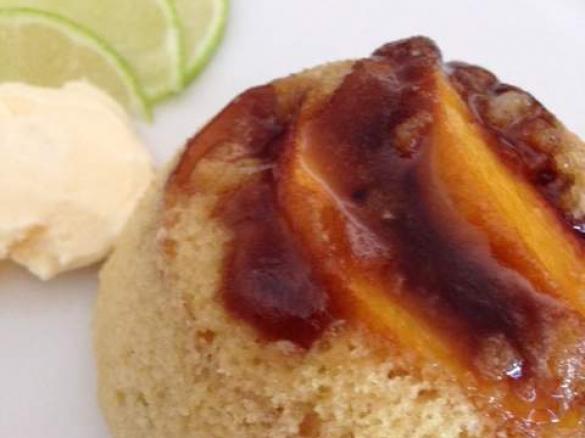 Spicy Peach and Lime Puddings