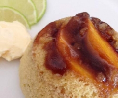 Spicy Peach and Lime Puddings