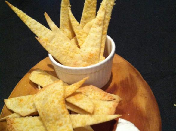 Parmesan and olive oil crackers