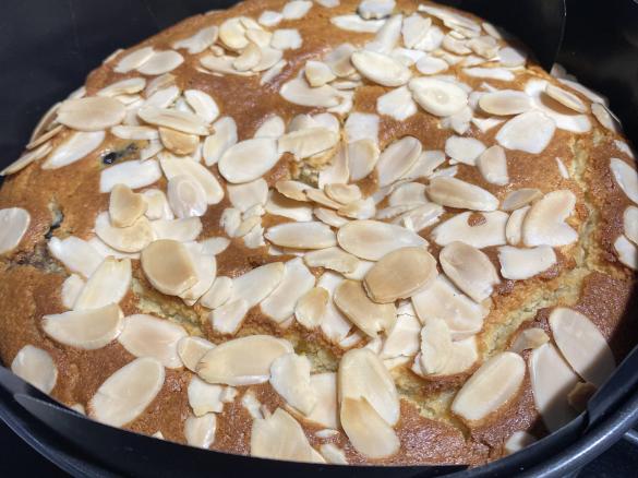 Gluten free Blueberry and Ricotta Almond Cake