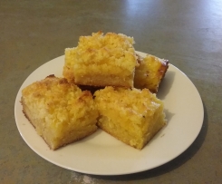 Lemon,Coconut, Almond Slice GF