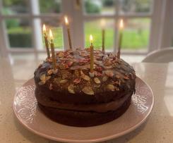 Janine's Vegan Chocolate Raspberry Cake and Frosting - Thermie and Friends