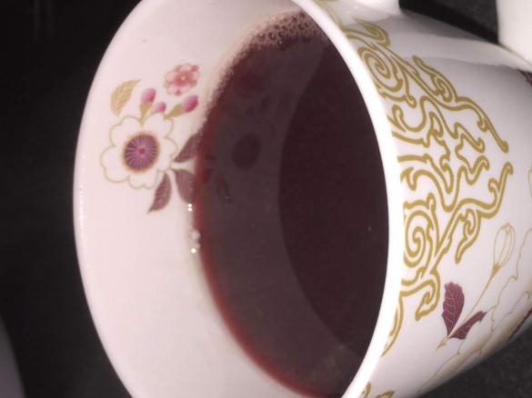 Blueberry tea - cold and flu relief