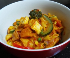 Hunters Haloumi, Ham & Veg Tomato Pasta