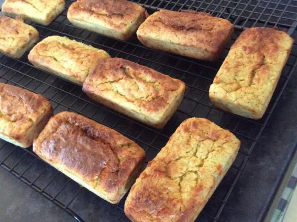 Cheesy corn and broccoli muffins