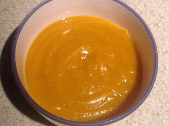 Butternut Squash Soup with Ginger and Curry