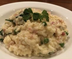Creamy Cauliflower & Bacon Risotto