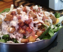 Steamed Chicken Caesar Salad Yummy Style
