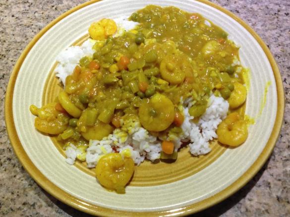 Curried Prawns