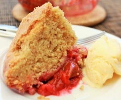 Plum Sponge Pudding