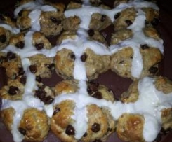 Gluten Free Chocolate Hot Cross Buns