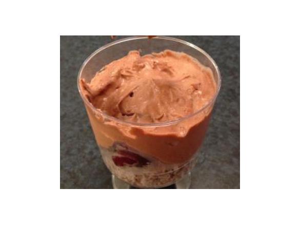 Choc Cherry Mousse Cups