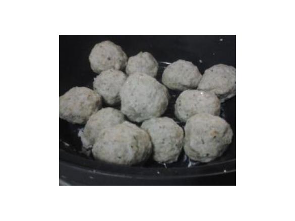 Chicken Balls using Chilli butter