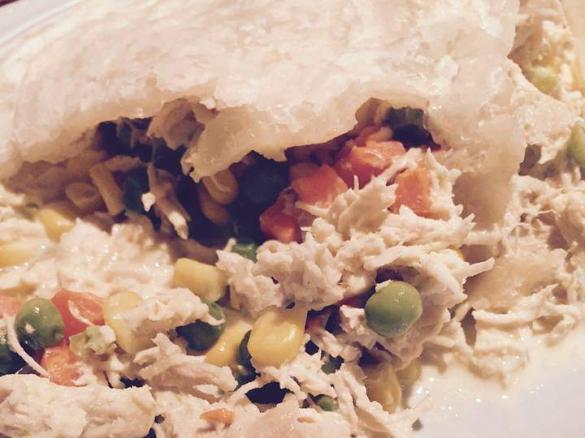 Hubby's Favourite Chicken and Veg Pie