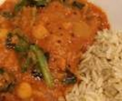 Indian Silverbeet & Chickpea Korma