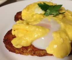 Thick hollandaise sauce