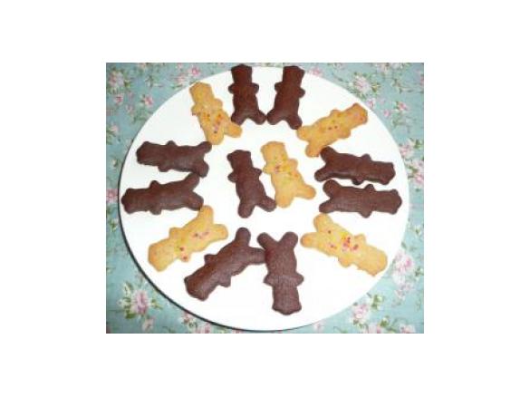 Chocolate Tiny Teddy Biscuits