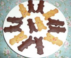 Chocolate Tiny Teddy Biscuits