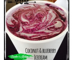 Coconut & Blueberry Icecream (Dairy Free)