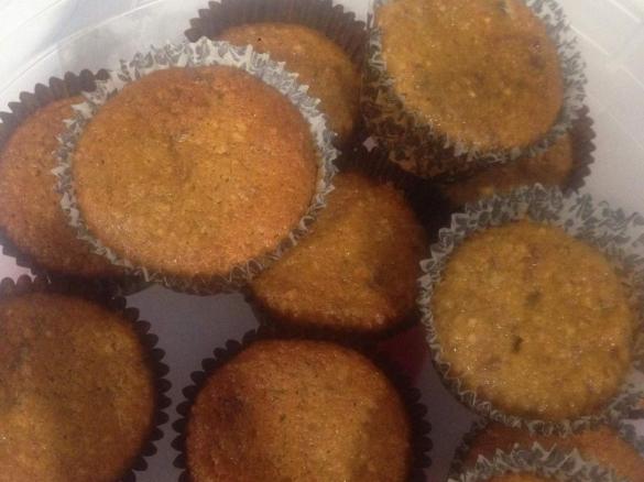 Gluten free Healthy banana & carrot muffins